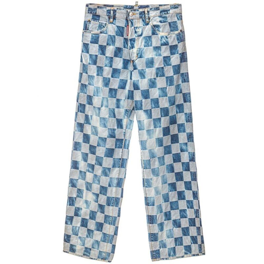 Dsquared² Blue Cotton Relaxed Fit Women's Jeans